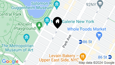 Map of 1165 Madison Avenue Unit: PH-C, New York NY, 10028